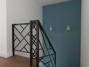 Klatka schodowa w stylu mid-century modern - zdjęcie od Boho Studio