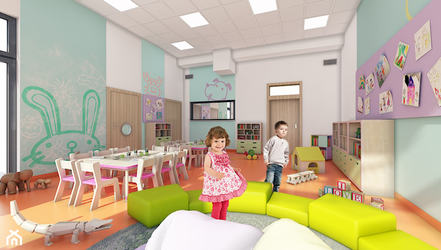 Sala przedszkolna dla 3 i 4-latków - zdjęcie od Boho Studio