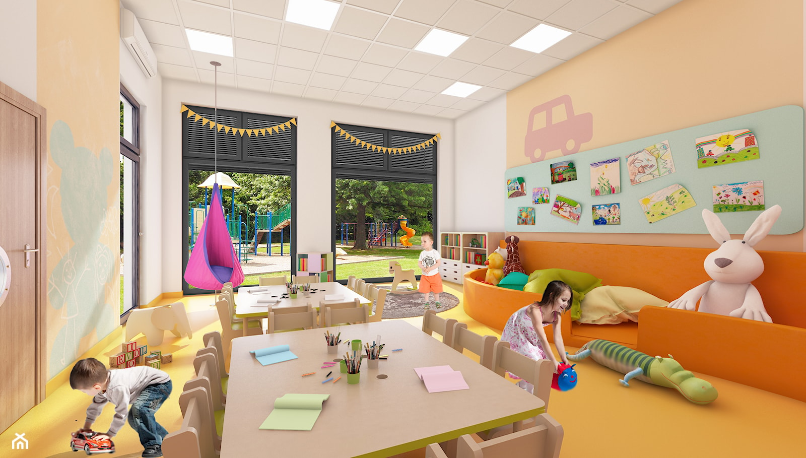 Sala przedszkolna dla 3-latków - zdjęcie od Boho Studio - Homebook
