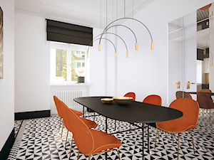 Luksusowy apartament w kamienicy - Jadalnia, styl nowoczesny - zdjęcie od Boho Studio