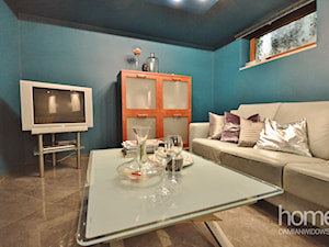 Wielofunkcyjna piwnica - Salon, styl nowoczesny - zdjęcie od Damian Widowski HOME / DESIGN LOVE BLOG