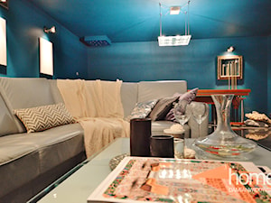 Wielofunkcyjna piwnica - Salon, styl nowoczesny - zdjęcie od Damian Widowski HOME / DESIGN LOVE BLOG
