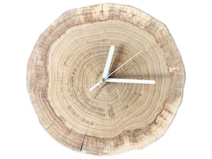 Zegar z drzewa dębowego, ręcznie robiony - zdjęcie od agnieszka-wisniewska 37