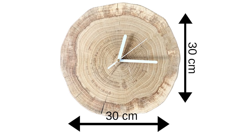 zegar drewniany ręcznie robiony - zdjęcie od agnieszka-wisniewska 37