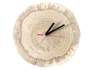 Ścienny zegar z drzewa dębowego, ręcznie robiony - zdjęcie od agnieszka-wisniewska 37