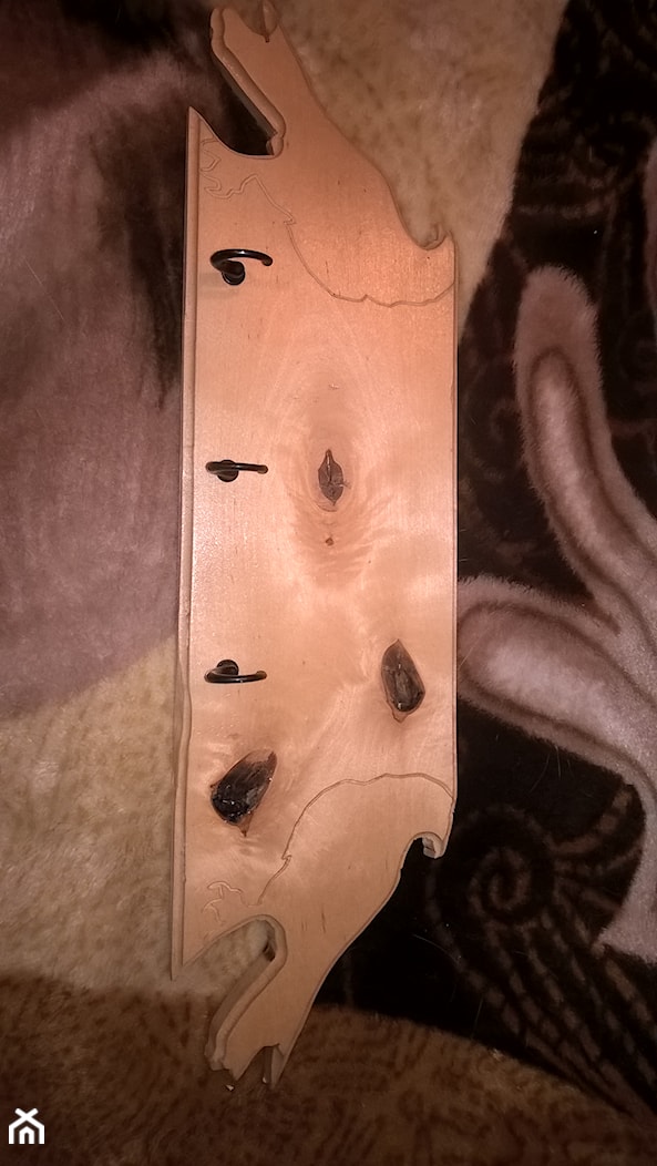 Wieszak drewniany na klucze - zdjęcie od Pradolina Wisły - Homebook