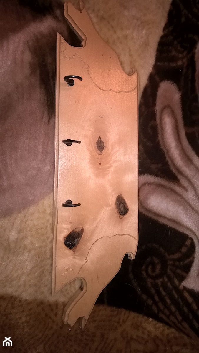Wieszak drewniany na klucze - zdjęcie od Pradolina Wisły