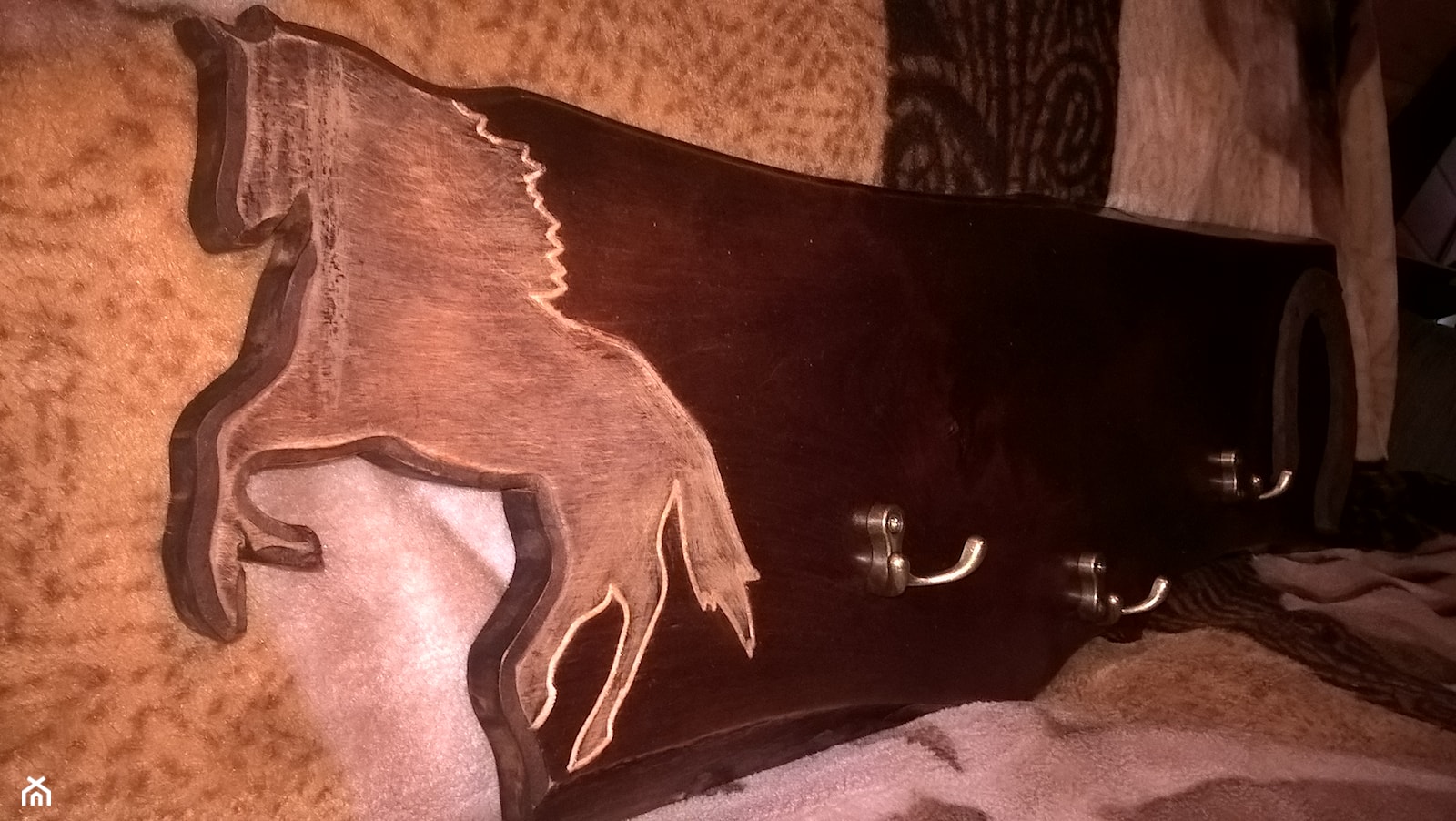 Wieszak drewniany Koń - zdjęcie od Pradolina Wisły - Homebook