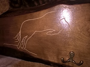 Wieszak drewniany Konie - zdjęcie od Pradolina Wisły