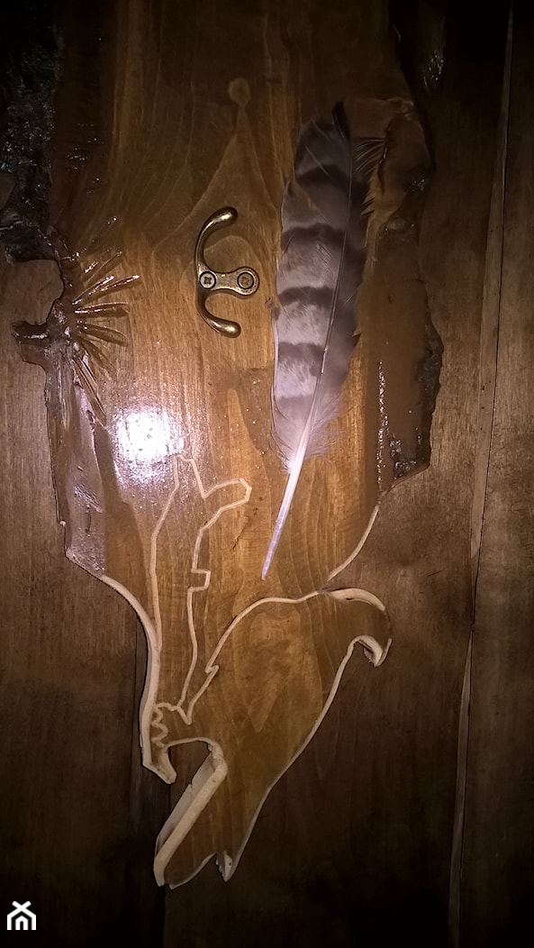 Wieszak drewniany Jastrząb - zdjęcie od Pradolina Wisły - Homebook