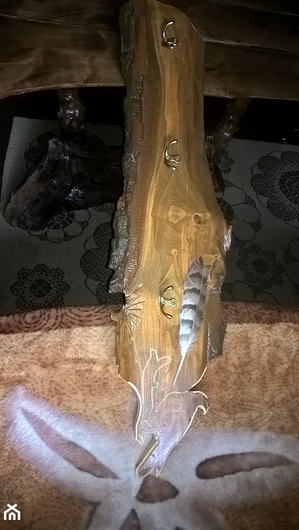 Wieszak drewniany Jastrząb - zdjęcie od Pradolina Wisły - Homebook