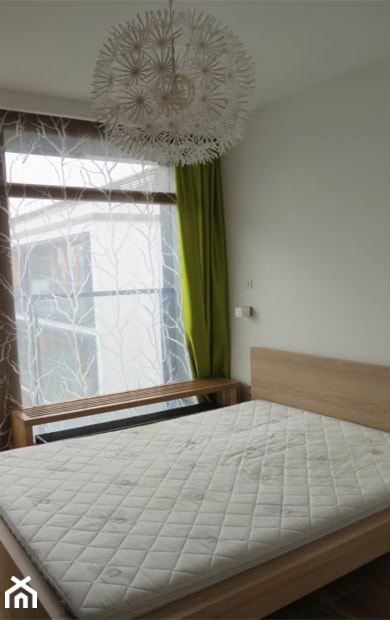 Nowoczesne mieszkanie z motywem drzewa - Sypialnia, styl skandynawski - zdjęcie od NOLKplan