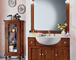 Meble do łazienki - Mała bez okna z lustrem łazienka, styl vintage - zdjęcie od RAD-POL - Homebook