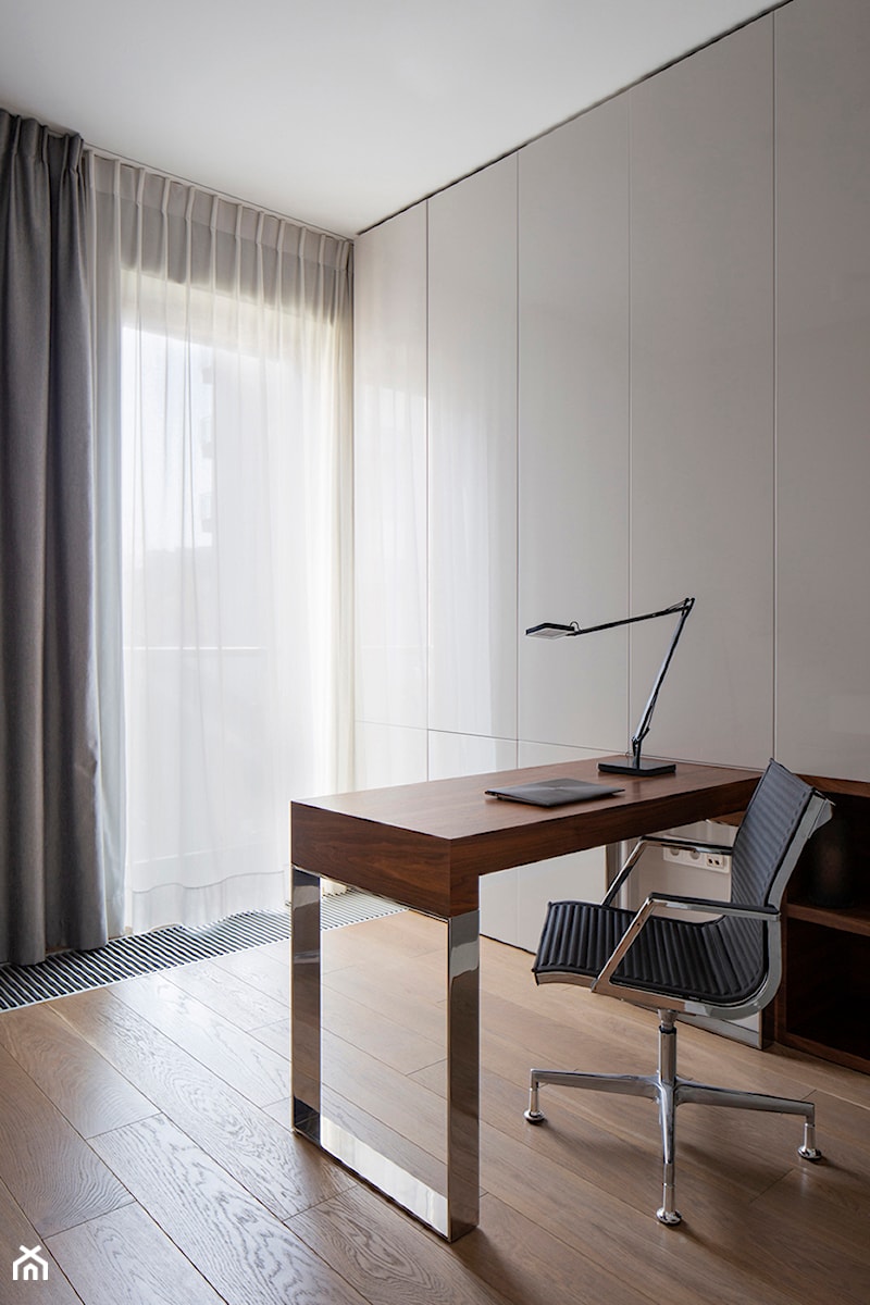 Apartament na Powiślu - Biuro, styl nowoczesny - zdjęcie od Izabela Rydygier Architektura Wnętrz