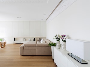 Apartament na Żoliborzu - Salon, styl nowoczesny - zdjęcie od Izabela Rydygier Architektura Wnętrz