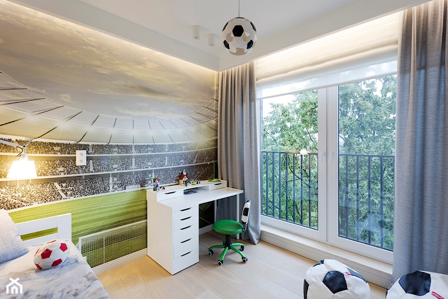 Apartament na Ursynowie - Pokój dziecka, styl nowoczesny - zdjęcie od Izabela Rydygier Architektura Wnętrz