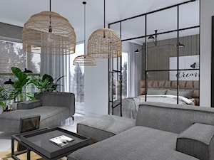 Mieszkanie 43 m2 - Salon, styl industrialny - zdjęcie od ANNA FRENCEL