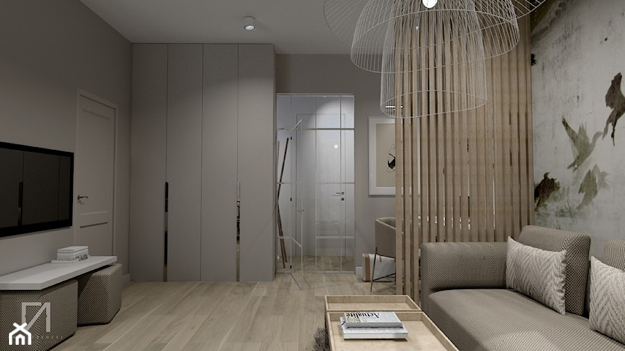 Mieszkanie 38m2 - Salon, styl nowoczesny - zdjęcie od ANNA FRENCEL