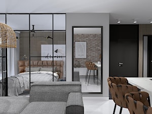 Mieszkanie 43 m2 - Salon, styl industrialny - zdjęcie od ANNA FRENCEL