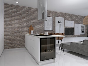Mieszkanie 43 m2 - Kuchnia, styl nowoczesny - zdjęcie od ANNA FRENCEL