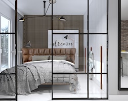 Mieszkanie 43 m2 - Sypialnia, styl nowoczesny - zdjęcie od ANNA FRENCEL - Homebook