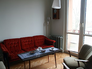 mieszkanie w Zielonej Górze - Salon, styl vintage - zdjęcie od dot.projekt
