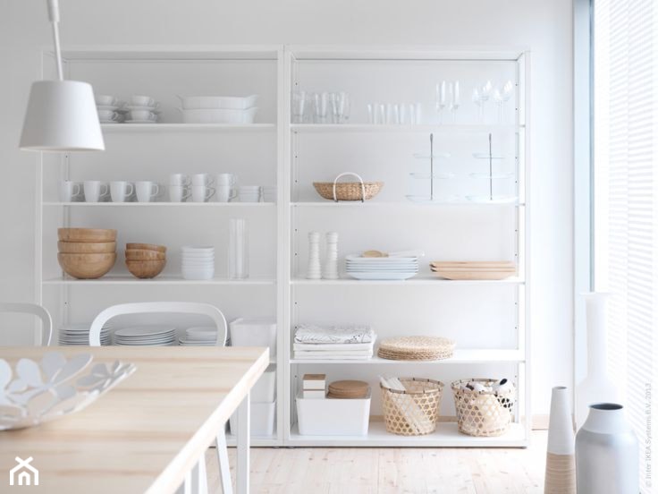 Jak zaaranżować kuchenne półki. - zdjęcie od cleo-inspire - Homebook