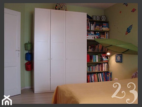 Aranżacje wnętrz - Pokój dziecka: zielony pokój - 23. Przeglądaj, dodawaj i zapisuj najlepsze zdjęcia, pomysły i inspiracje designerskie. W bazie mamy już prawie milion fotografii!