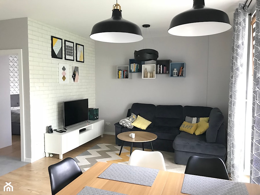 Mieszkanie w stylu skandynawskim - Salon, styl nowoczesny - zdjęcie od asia93