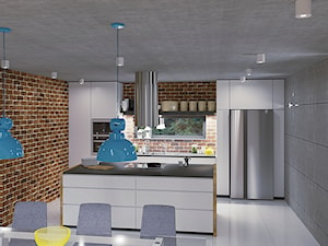 dom jednorodziny | 96 m2 - Kuchnia, styl nowoczesny - zdjęcie od duDesign | concept&design