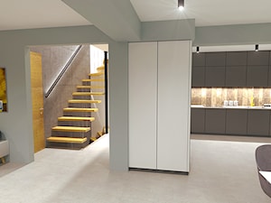 wnętrze domu jednorodzinnego - fragment | 62 m2 - Domy, styl nowoczesny - zdjęcie od duDesign | concept&design