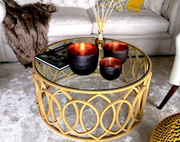 Metalowe stoliki kawowe - Salon, styl glamour - zdjęcie od Ornali - Homebook