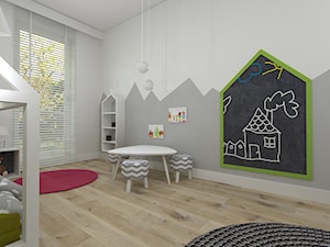 szeregówka w Oleśnicy - Pokój dziecka, styl skandynawski - zdjęcie od RedCubeDesign projektowanie wnętrz