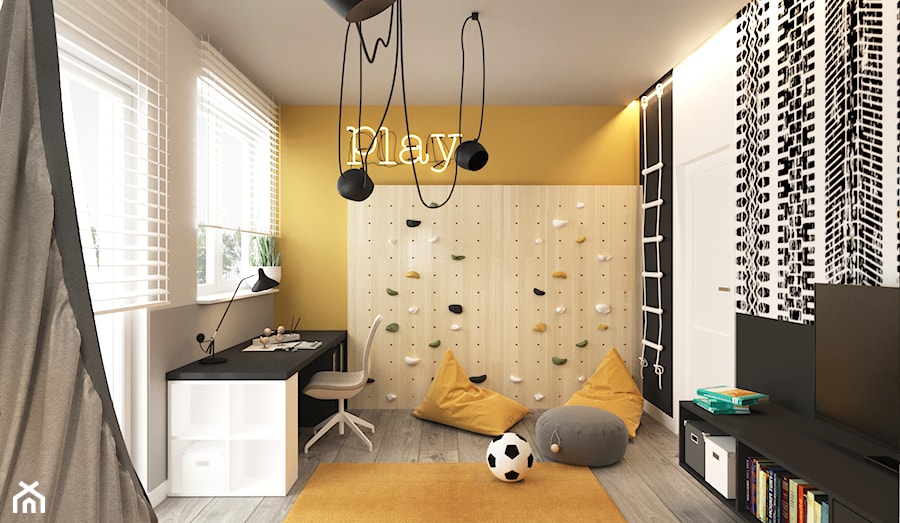 POKOJE DZIECIĘCE - Pokój dziecka, styl minimalistyczny - zdjęcie od RedCubeDesign projektowanie wnętrz