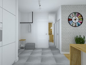 35-metrowe mieszkanko do wynajęcia - Hol / przedpokój, styl skandynawski - zdjęcie od RedCubeDesign projektowanie wnętrz