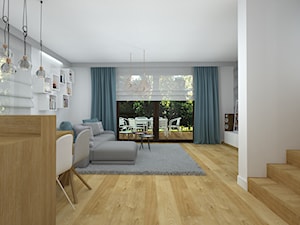 widok na Maślice - Salon, styl nowoczesny - zdjęcie od RedCubeDesign projektowanie wnętrz