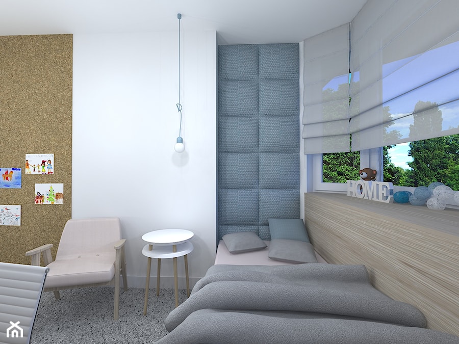mieszkanie po dziadku - Pokój dziecka, styl nowoczesny - zdjęcie od RedCubeDesign projektowanie wnętrz