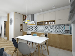 rowerowe mieszkanie - Kuchnia, styl nowoczesny - zdjęcie od RedCubeDesign projektowanie wnętrz