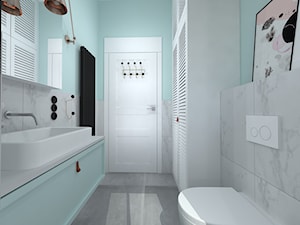 mieszkanie w kamienicy - Średnia łazienka, styl nowoczesny - zdjęcie od RedCubeDesign projektowanie wnętrz