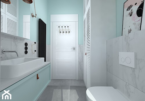 mieszkanie w kamienicy - Średnia łazienka, styl nowoczesny - zdjęcie od RedCubeDesign projektowanie wnętrz