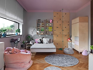 pokój Krysi - Pokój dziecka, styl skandynawski - zdjęcie od RedCubeDesign projektowanie wnętrz