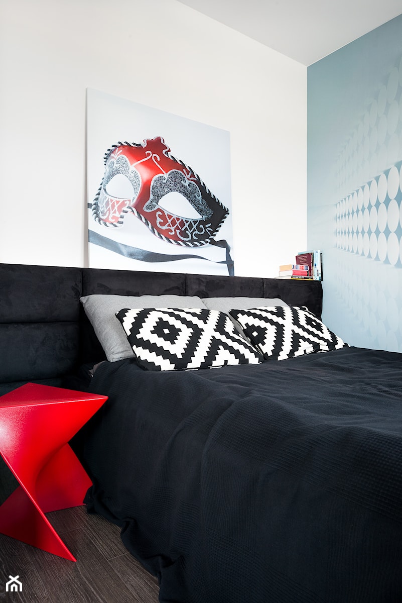 Sypialnia, styl nowoczesny - zdjęcie od RedCubeDesign projektowanie wnętrz