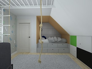 klasyka z nutką granatu - Pokój dziecka, styl nowoczesny - zdjęcie od RedCubeDesign projektowanie wnętrz