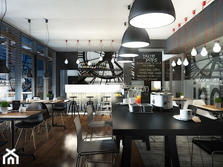 Aranżacje wnętrz - Wnętrza publiczne: lunch bar - STUDIO IDEA. Przeglądaj, dodawaj i zapisuj najlepsze zdjęcia, pomysły i inspiracje designerskie. W bazie mamy już prawie milion fotografii!