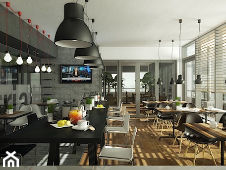 Aranżacje wnętrz - Wnętrza publiczne: lunch bar - STUDIO IDEA. Przeglądaj, dodawaj i zapisuj najlepsze zdjęcia, pomysły i inspiracje designerskie. W bazie mamy już prawie milion fotografii!