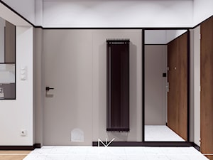 Mieszkanie w stylu japandi z nutką nowoczesności - Hol / przedpokój, styl nowoczesny - zdjęcie od DYK.DESIGN