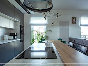 Apartament 120 m² w zabudowie szeregowej na kieleckim Baranówku - Kuchnia, styl nowoczesny - zdjęcie od DYK.DESIGN