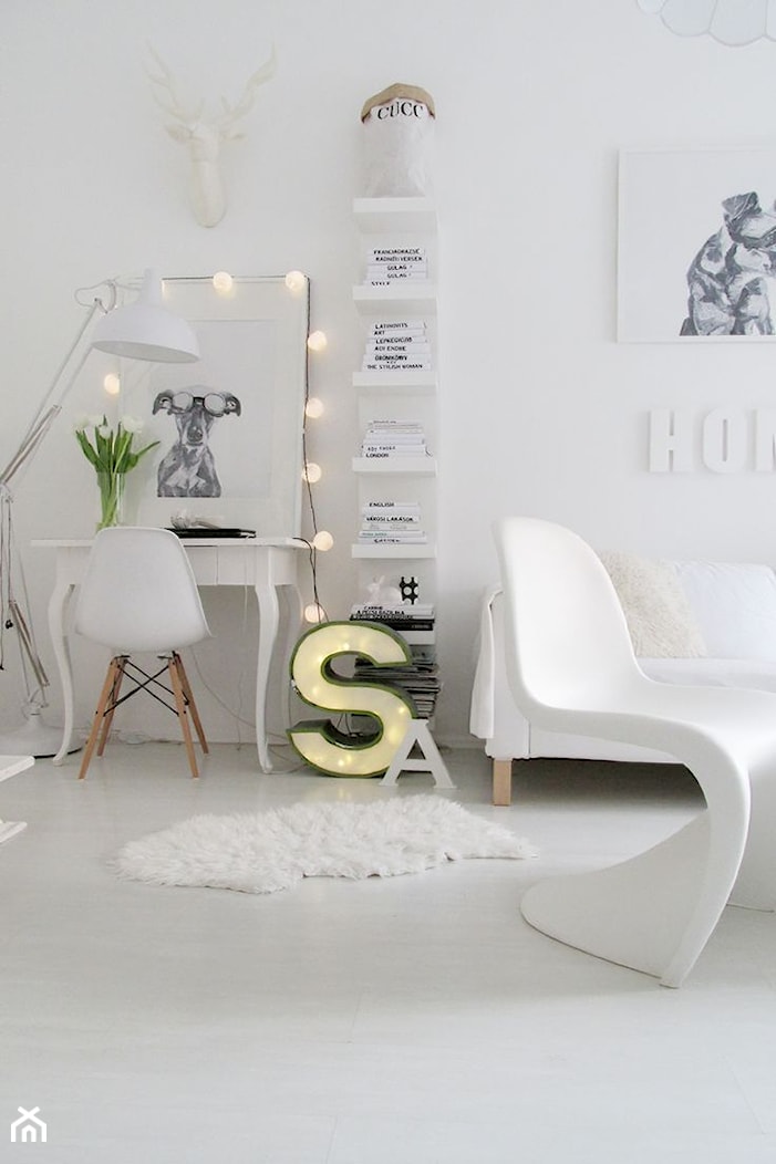 Inspiracja: Kącik do pracy w stylu skandynawskim - zdjęcie od 9design - Homebook