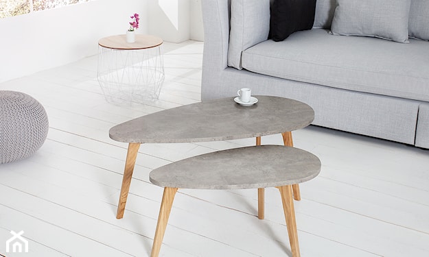 betonowy blat stolika
