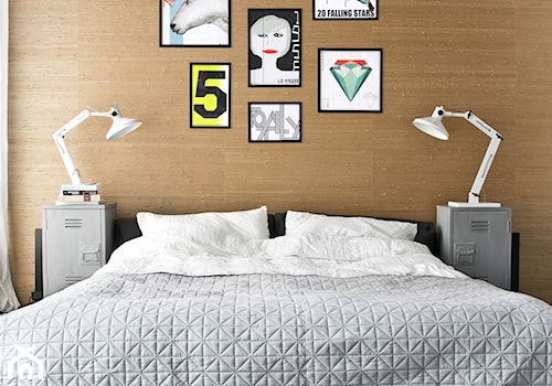Hk Living - Mała sypialnia, styl skandynawski - zdjęcie od 9design